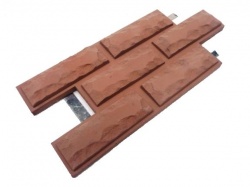 Фасадная облицовочная плитка на уникальном креплении, без применения раствора